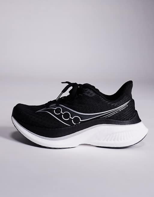 Saucony Endorphin Speed 5 Running Trainers In Black And White