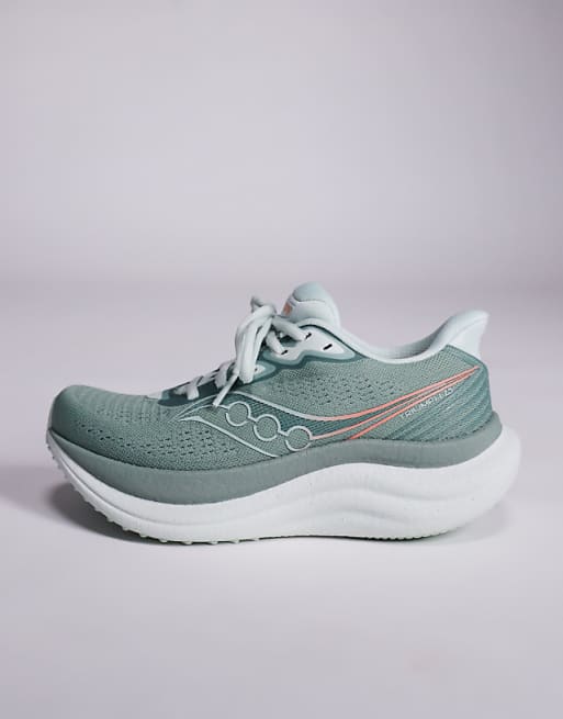 Saucony Triumph 23 Running Trainers In Iceberg And Aloe