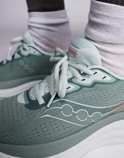 Saucony Triumph 23 Running Trainers In Iceberg And Aloe