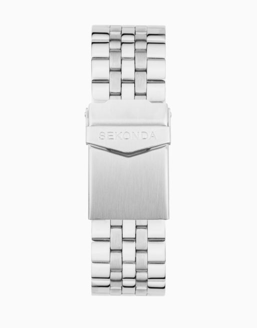 Sekonda Analogue Watch In Silver & Blue