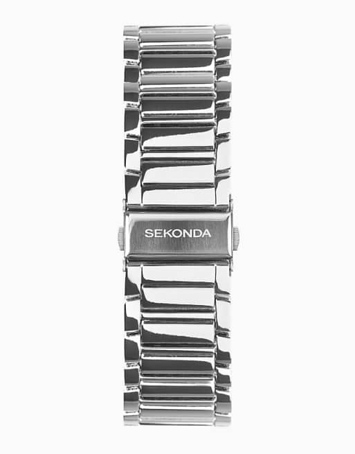 Sekonda Montreal Mens 30mm Analogue Watch In Silver