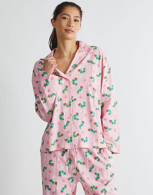 Skinnydip London The Very Hungry Caterpillar Pyjama Set In Pink