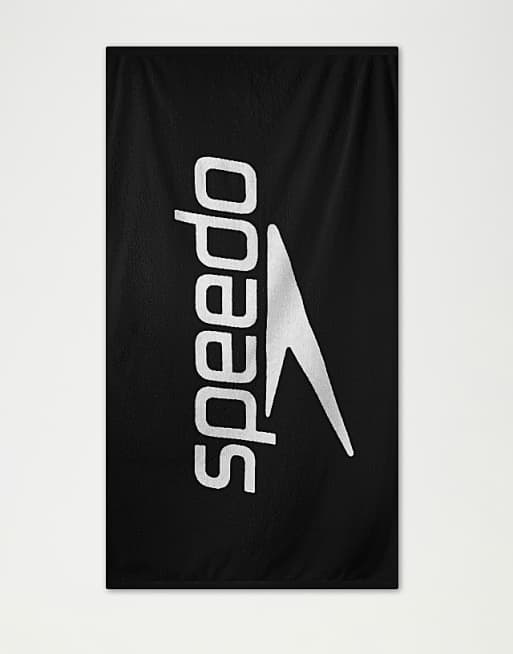 Speedo Logo towel in black