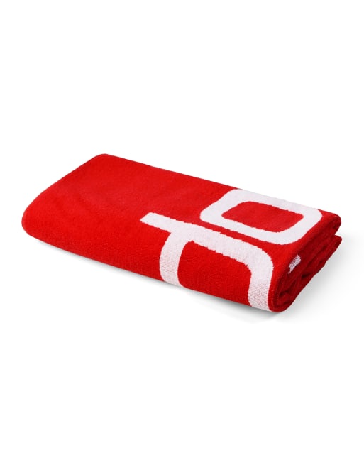 Speedo Logo Towel In Red