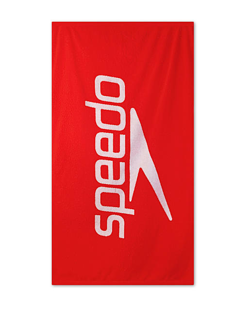 Speedo Logo towel in red