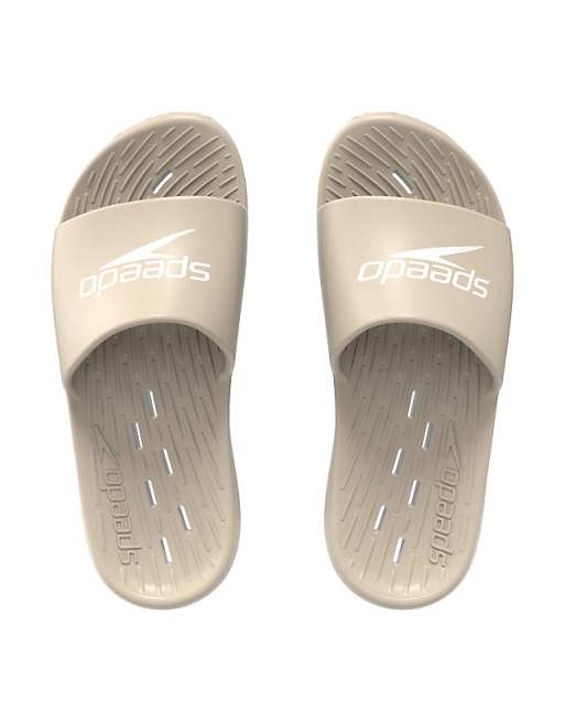 Speedo Men's speedo slide in tan