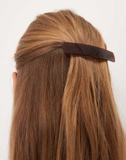 Sui Ava Matcha Addict Hair Clip In Dark Brown