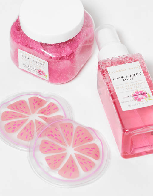 Sunday Rain Pink Grapefruit & Sea Salt Trio