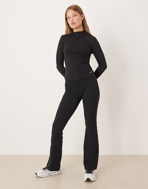 Tala DayFlex Zip Through Jacket In Shadow Black