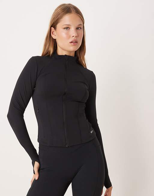 Tala DayFlex zip through jacket in shadow black