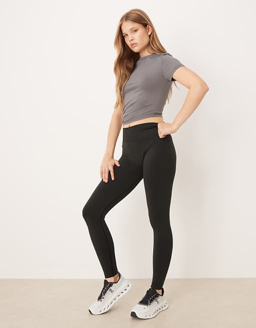 Tala Sculpt Seamless Scrunch legging in black marl