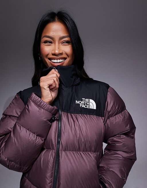 The North Face 1996 Retro Nuptse Down Puffer Jacket In Purple