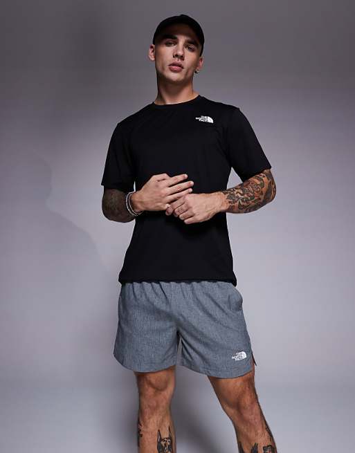 The North Face 24/7 5"" logo shorts in grey