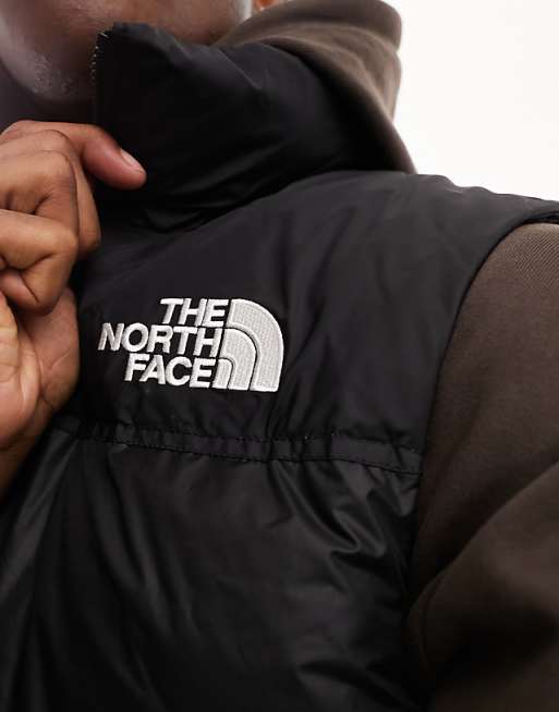 The North Face '96 Retro Nuptse Down Puffer Gilet In Black