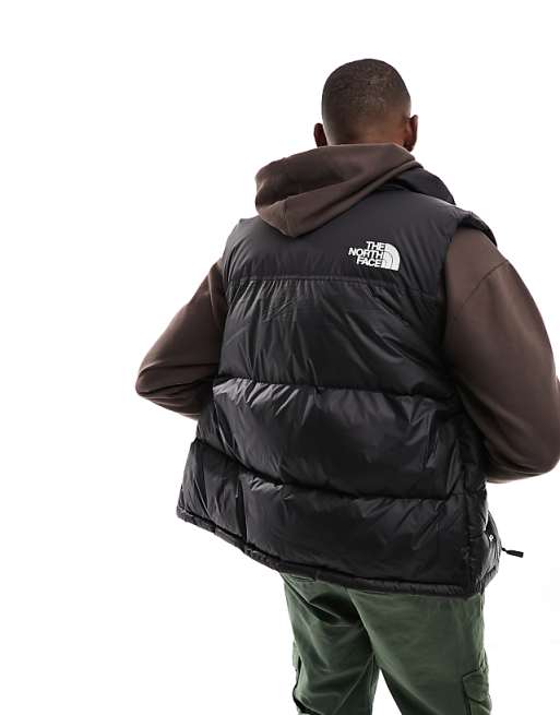The North Face '96 Retro Nuptse Down Puffer Gilet In Black