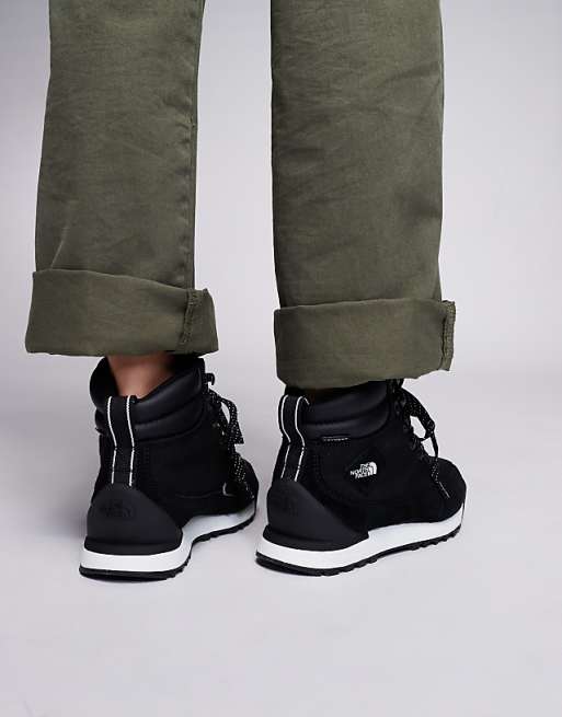 The North Face Back-To-Berkeley IV Waterproof Hiking Boots In Black And White