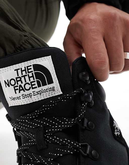 The North Face Back-To-Berkeley IV Waterproof Hiking Boots In Black And White