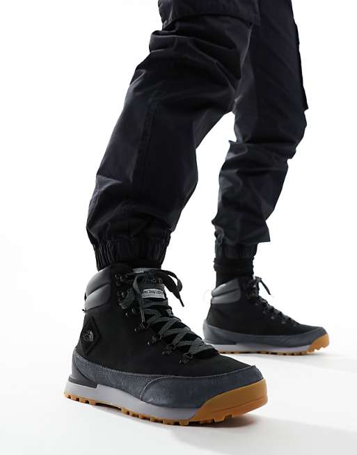 The North Face Back-To-Berkeley IV Waterproof Leather Hiking Boots In Black