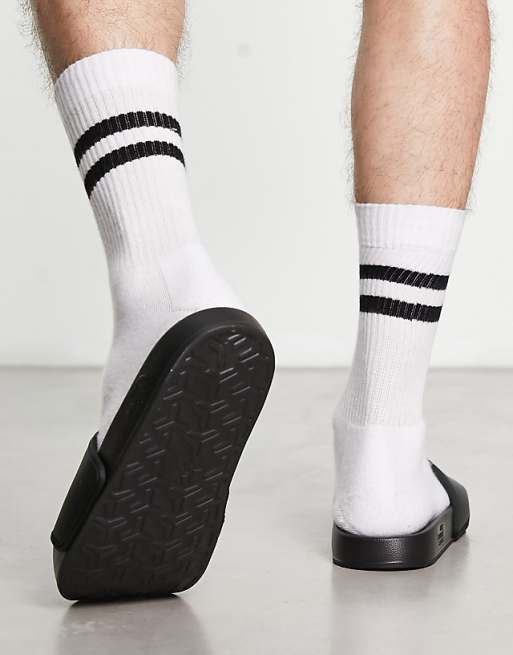 The North Face Base Camp III Sliders In Black