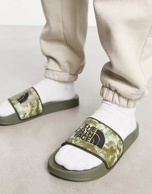 The North Face Base Camp III Sliders In Camo
