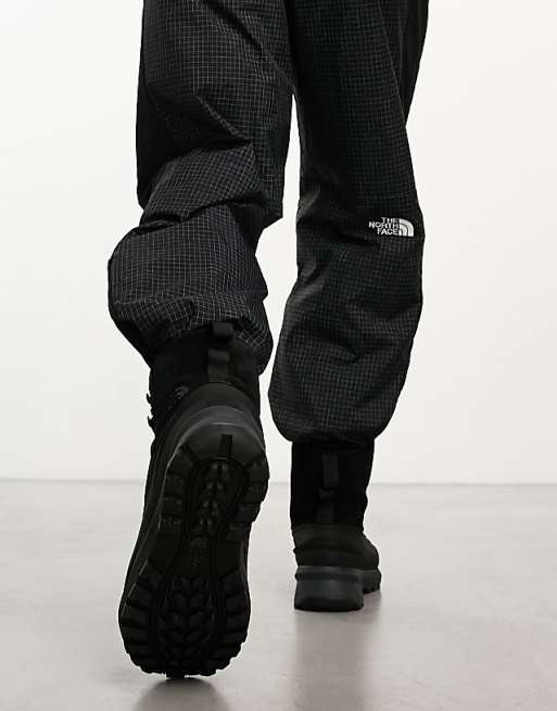 The North Face Chilkat V Lace Up Waterproof Hiking Boots In Black