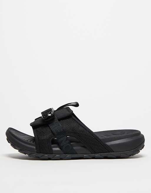 The North Face Explore Camp chunky slider in black