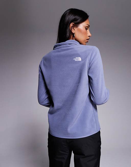 The North Face Glacier 1/4 Zip Fleece In Twilight Galaxy