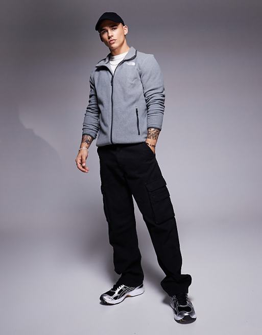 The North Face Glacier full zip fleece in grey