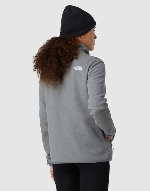 The North Face Glacier Full-zip Fleece In Tnf Mid Grey Heather
