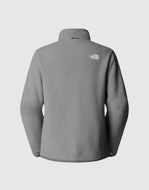 The North Face Glacier Full-zip Fleece In Tnf Mid Grey Heather