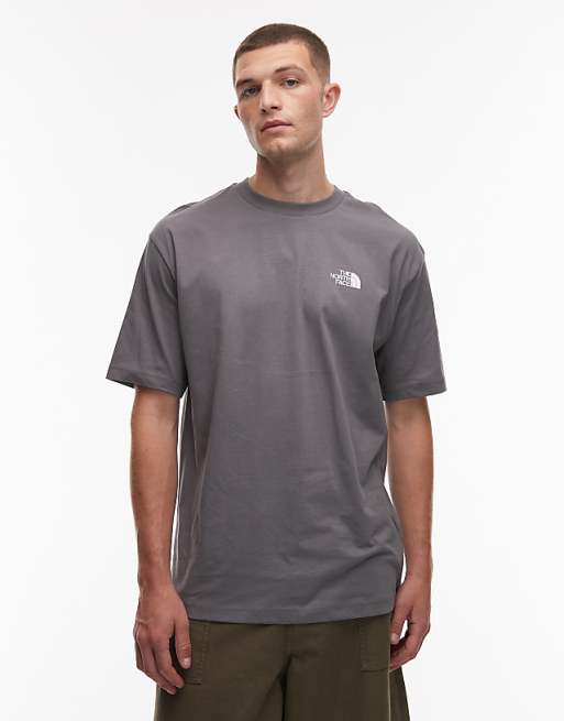The North Face Half Dome Backprint Oversized T-shirt In Grey