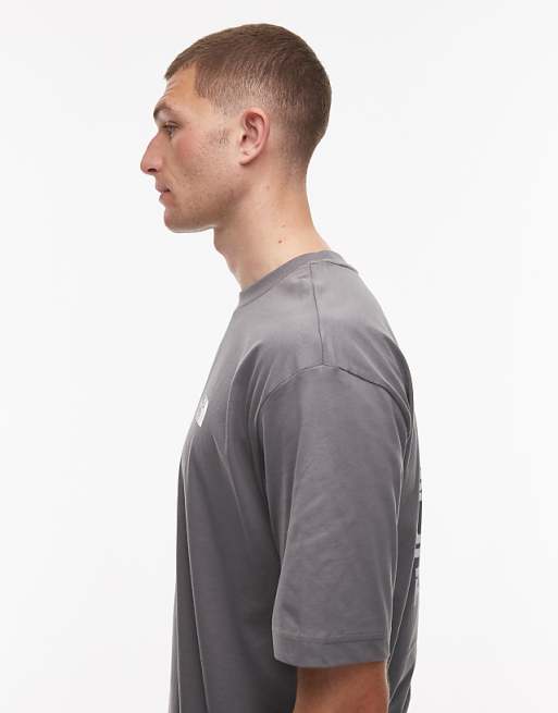 The North Face Half Dome Backprint Oversized T-shirt In Grey