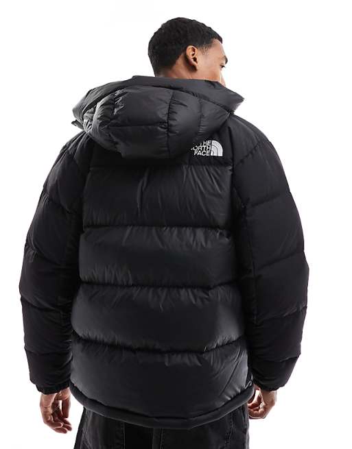 The North Face Himalayan Down Parka Coat In Black