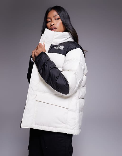 The North Face Limbara insulated jacket in white dune