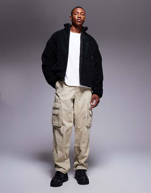 The North Face M66 Extreme Pile Fleece Zip Through Jacket In Black