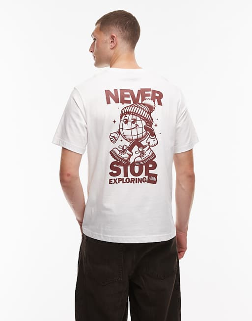 The North Face NSE Global backprint oversized t-shirt in white