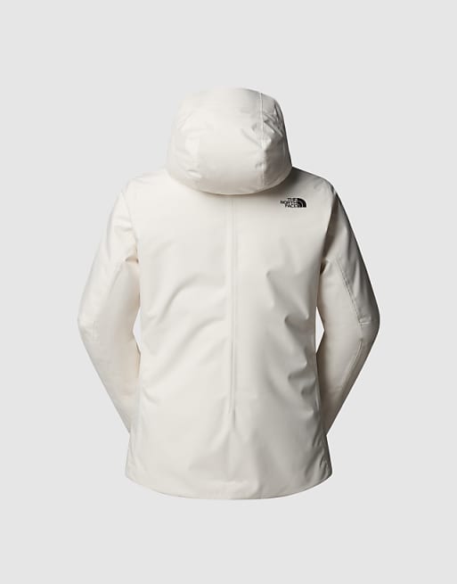 The North Face Quest Insulated Jacket In White Dune-npf