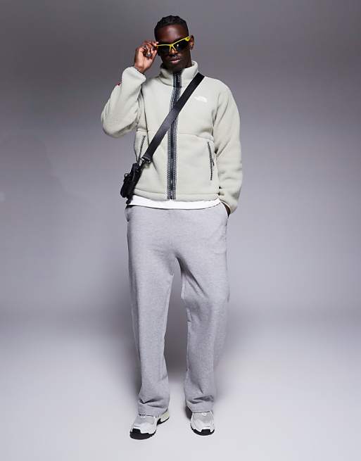 The North Face Seven Summits Fleeski full zip heavyweight fleece jacket in grey