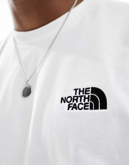 The North Face Simple Dome Logo Oversized T-shirt In White