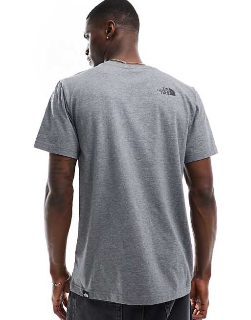 The North Face Simple Dome Logo T-shirt In Dark Grey