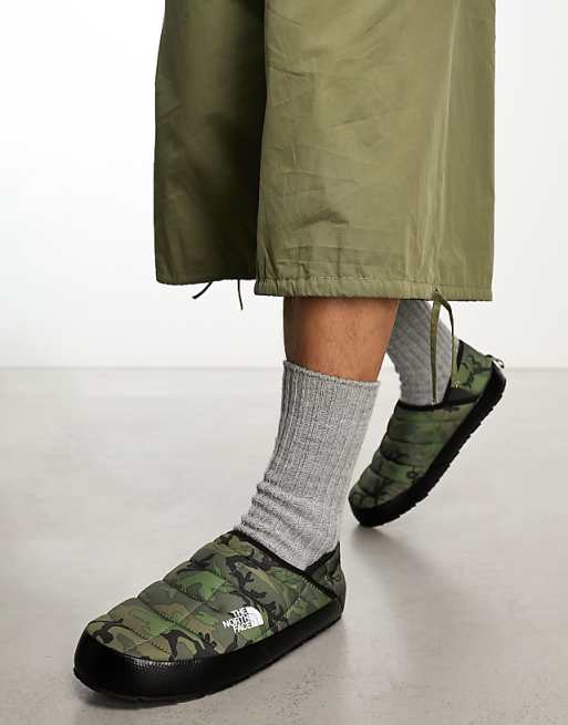 The North Face Thermoball Traction Mules In Camo