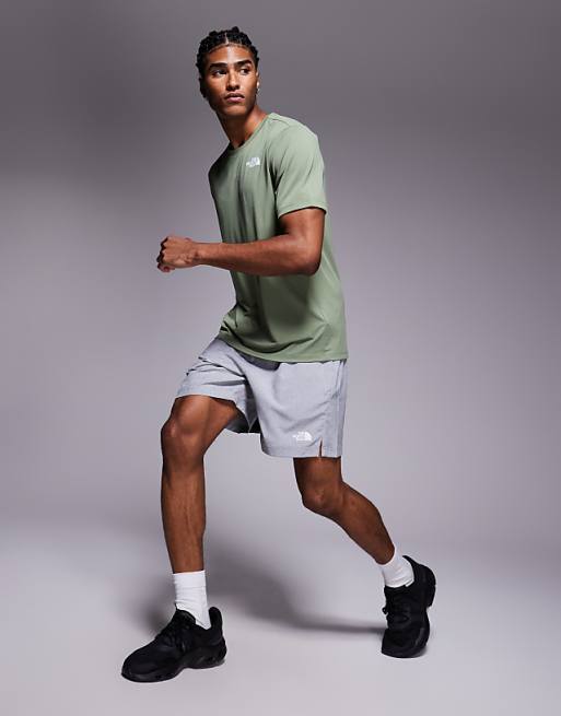 The North Face Training 24/7 Logo T-shirt In Green