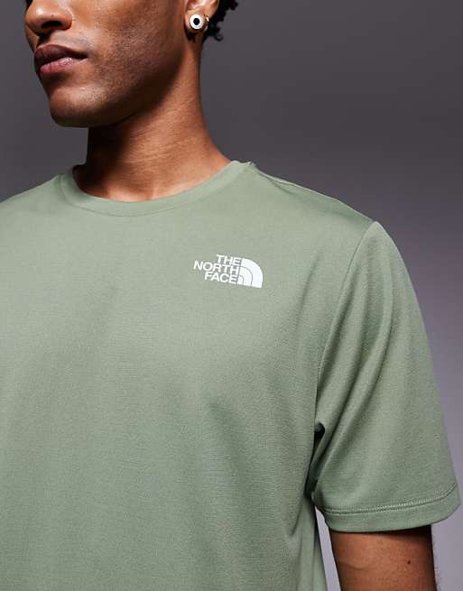 The North Face Training 24/7 Logo T-shirt In Green
