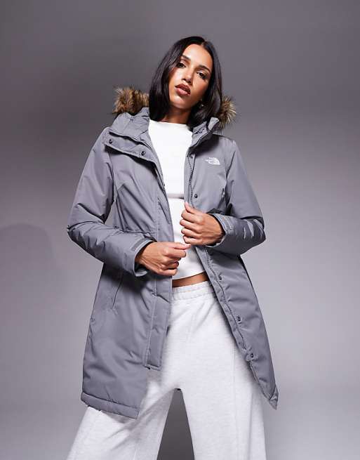 The North Face Zaneck parka in smoked pearl