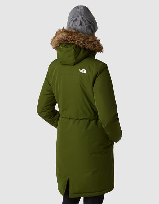 The North Face Zaneck Parka In Woodland Green