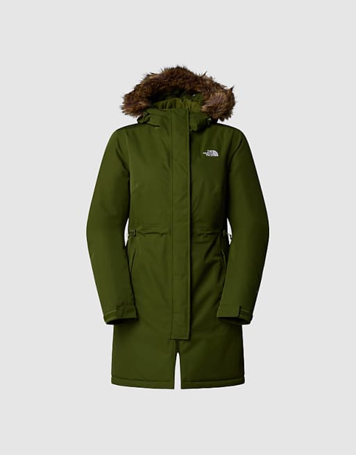 The North Face Zaneck Parka In Woodland Green