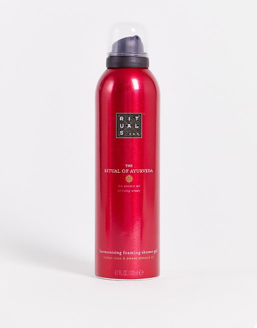 The Ritual of Ayurveda Indian Rose & Sweet Almond Oil Foaming Shower Gel 200ml