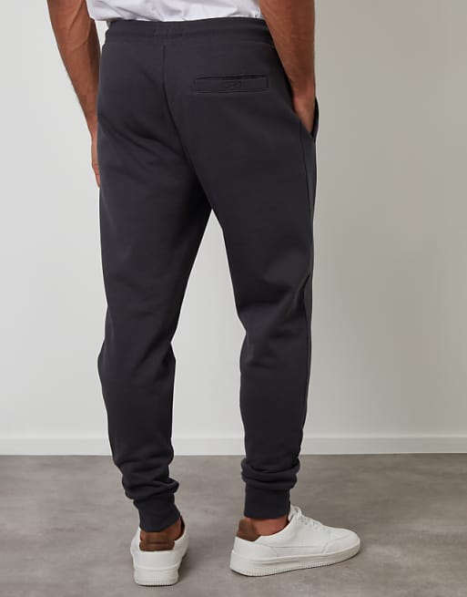 Threadbare Cotton Blend Joggers In Charcoal