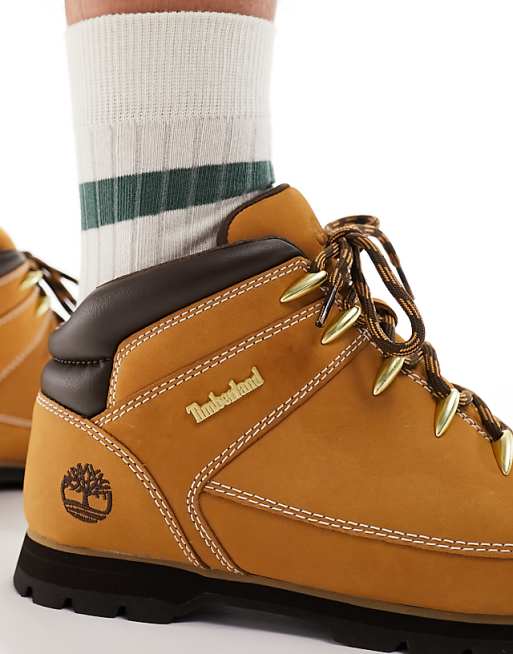 Timberland Euro Sprint Hiker Boots In Wheat Nubuck