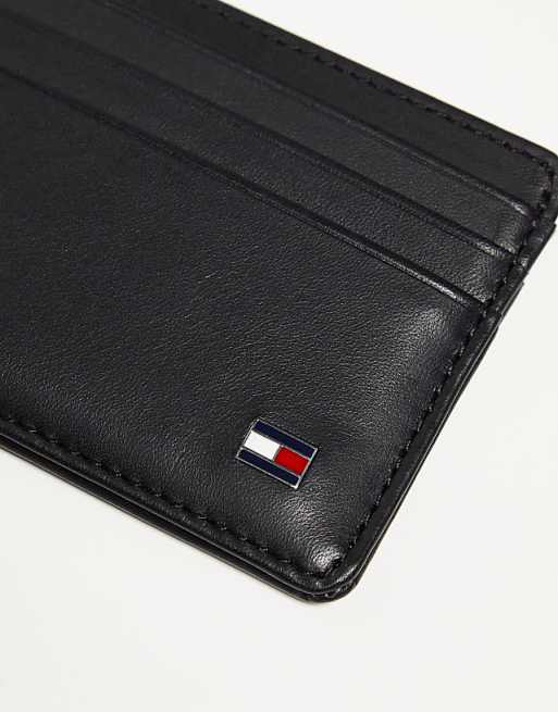 Tommy Hilfiger Eton Credit Card Holder In Black